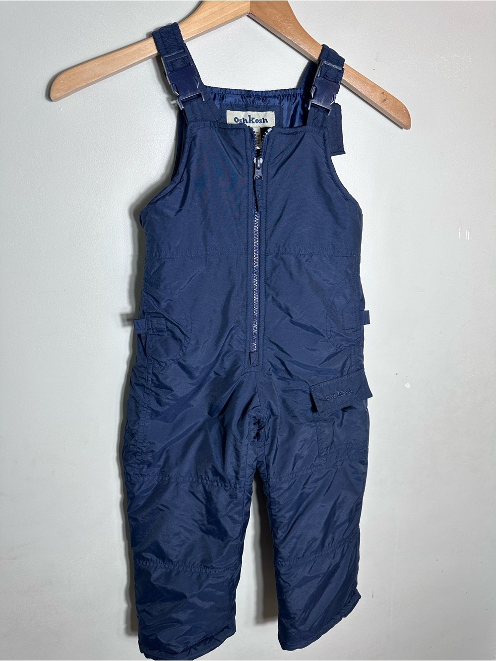 OshKosh B'gosh Navy Blue Kids Snow Bib Overalls